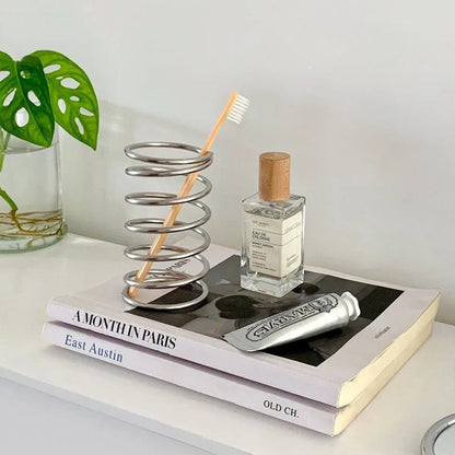 BowLift | Stainless Steel Spiral Toothbrush Holder