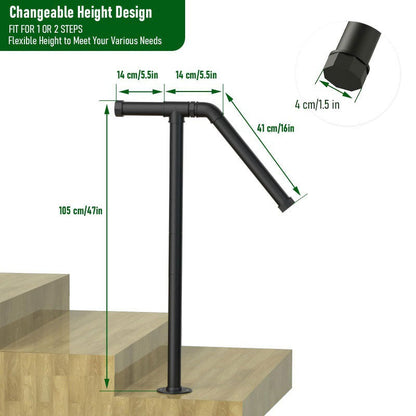 BowLift | Simple Staircase Outdoor Steps Garden Garage Matte Stair Handrail