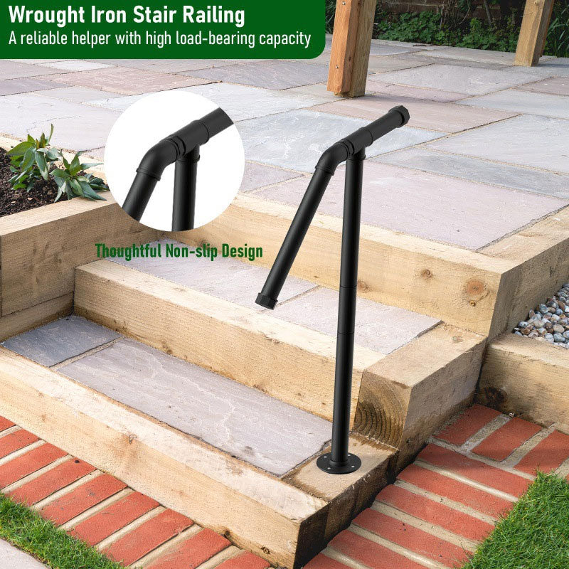 BowLift | Simple Staircase Outdoor Steps Garden Garage Matte Stair Handrail