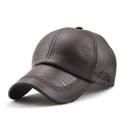 Stanley – Stylish men's baseball cap with leather look | Kalsten
