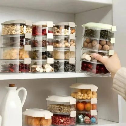 BowLift | Stackable multi-layer spice box (5 pieces)