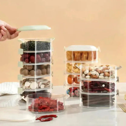 BowLift | Stackable multi-layer spice box (5 pieces)