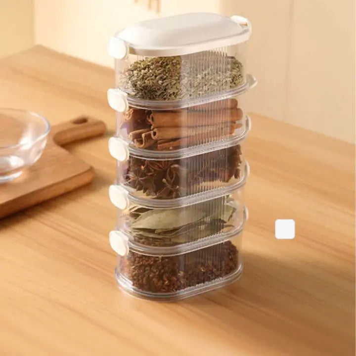 BowLift | Stackable multi-layer spice box (5 pieces)