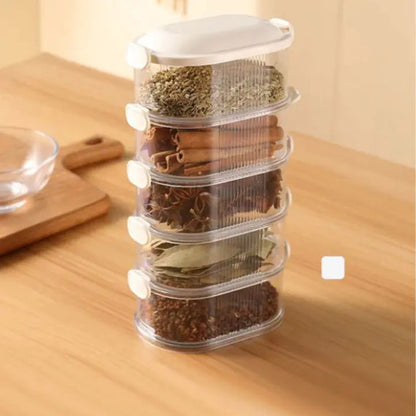 BowLift | Stackable multi-layer spice box (5 pieces)