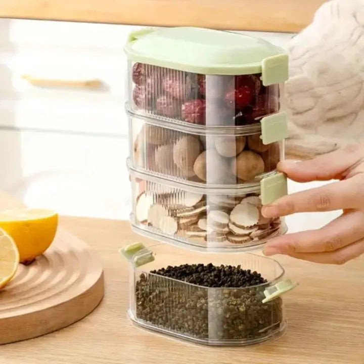 BowLift | Stackable multi-layer spice box (5 pieces)