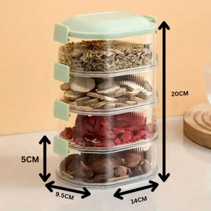 BowLift | Stackable multi-layer spice box (5 pieces)