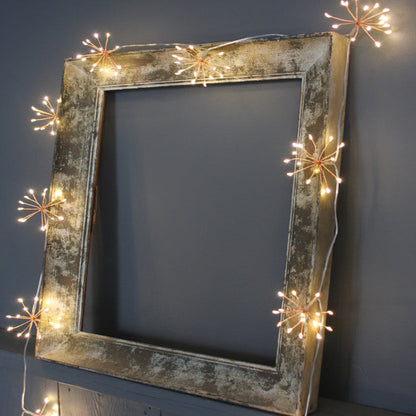 BowLift | Starburra – Copper Starburst String Lights with Warm White LEDs for Indoor & Outdoor Decoration