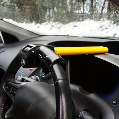 Skanto | Universal Steering Wheel Lock - Heavy Duty Anti-Theft Device for Cars, Trucks, and SUVs
