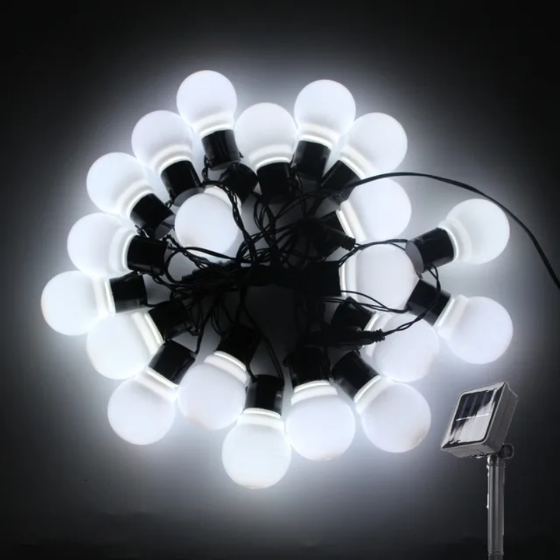 BowLift | Waterproof Outdoor String Lights - Solar Garden Lighting for Balcony & Terrace