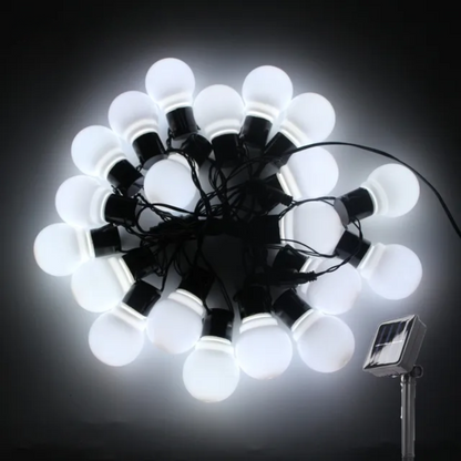 BowLift | Waterproof Outdoor String Lights - Solar Garden Lighting for Balcony & Terrace