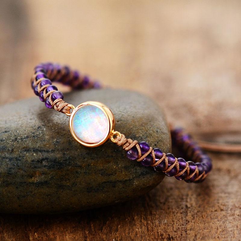 Skanto | Amethyst Healing Bracelet - Serenya
