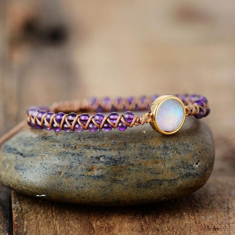 Skanto | Amethyst Healing Bracelet - Serenya