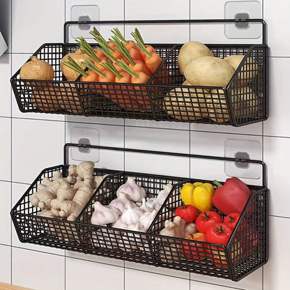 BowLift | StorGrid – Modern Wall-Mounted Wire Storage Basket for Kitchen Organisation