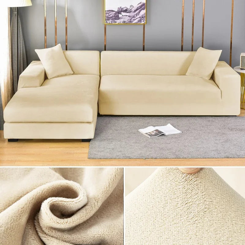 Skanto | Luxury Stretch Velvet Sofa Cover – Stylish Protection for Any Sofa