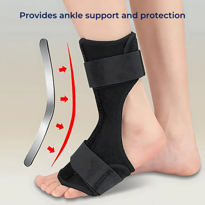 StrideGuard Drop Foot Brace Support | Foot and Ankle Support - Lifts Forefoot - Improves Gait - Reduces Falls - Relieves Pain for Mobility Aid Skanto