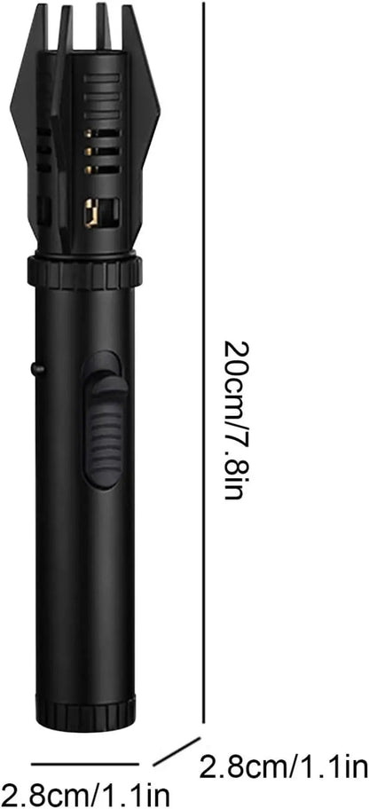Windproof lighter with adjustable jet flame for any weather