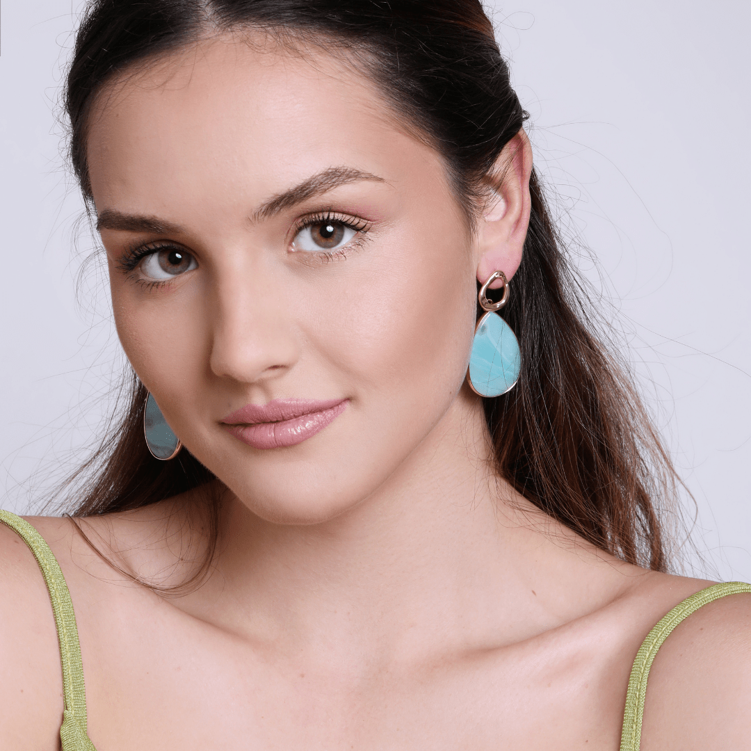 Skanto | Tropical Amara Amazonite Earrings - Amara