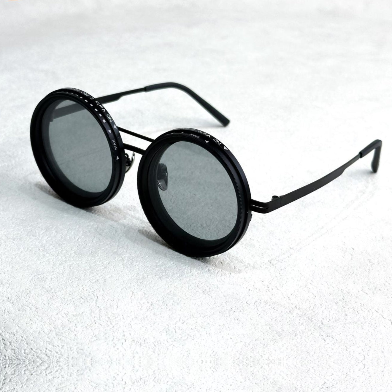 VisionRound Polarized Sunglasses – Unisex Retro Design with Adjustable Light Filter | Bowlift