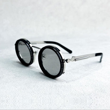 BowLift | VisionRound Polarized Sunglasses – Unisex Retro Design with Adjustable Light Filter