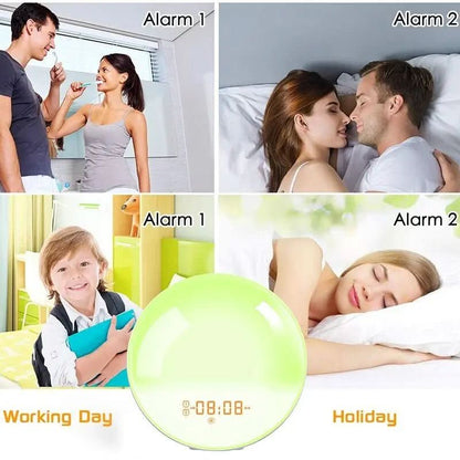 Skanto | Sunrise Alarm Clock with Sunrise Simulation and Nature Sounds