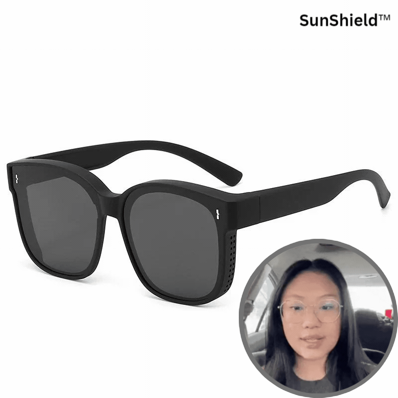Sun protection that fits over sunglasses