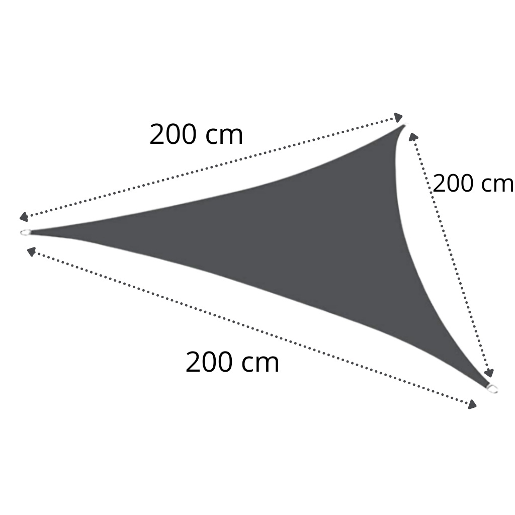 Waterproof Triangular Sun Sail