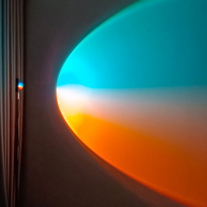 Frendorf | LED Color Projector Floor Lamp | Minimalist Halo Light Effect