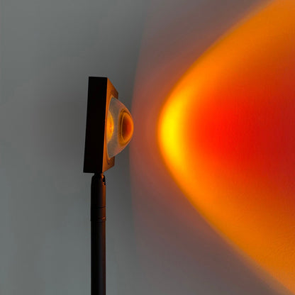 Frendorf | LED Color Projector Floor Lamp | Minimalist Halo Light Effect
