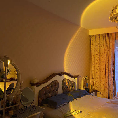 Frendorf | LED Color Projector Floor Lamp | Minimalist Halo Light Effect