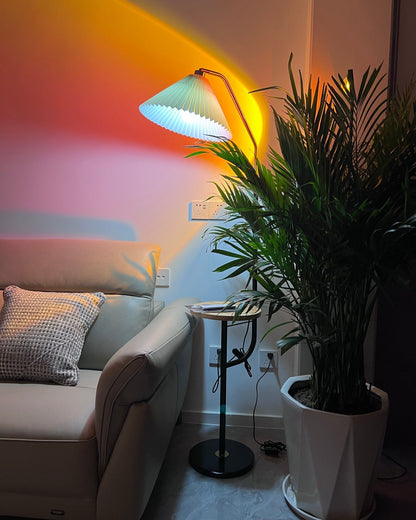 Frendorf | LED Color Projector Floor Lamp | Minimalist Halo Light Effect