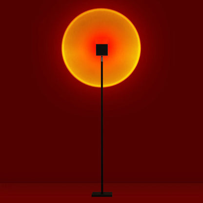 Frendorf | LED Color Projector Floor Lamp | Minimalist Halo Light Effect