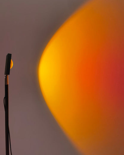 Frendorf | LED Color Projector Floor Lamp | Minimalist Halo Light Effect