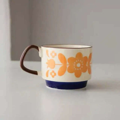 Skanto | Outstanding Retro Ceramic Coffee Cups – Available in 8 Different Patterns