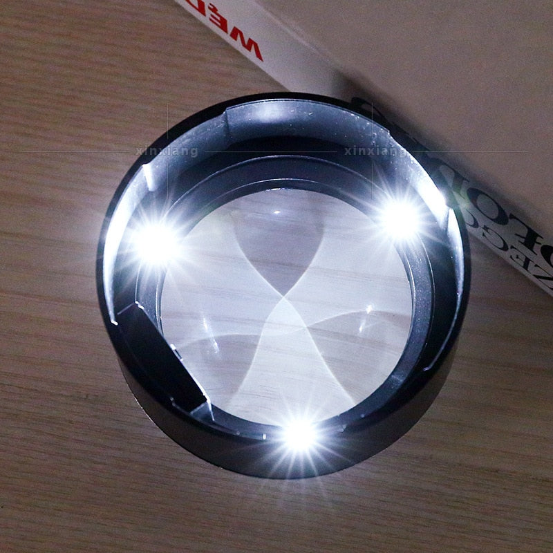 LED magnifier for reading and precision work – Ideal for craftsmen