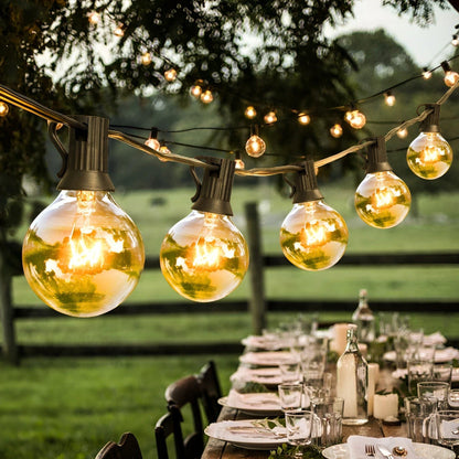 FairyFlicker String Lights - Luxurious Patio Lighting with waterproof protection | Brehn