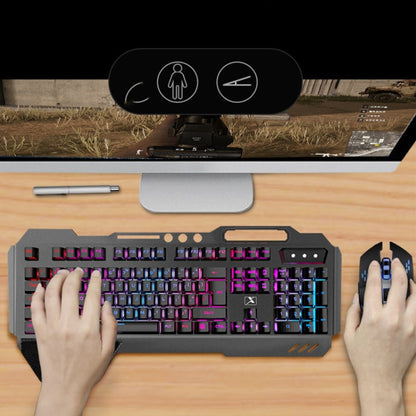 Skanto | K680 RGB Rechargeable Gaming Wireless Keyboard and Mouse Set (Black)