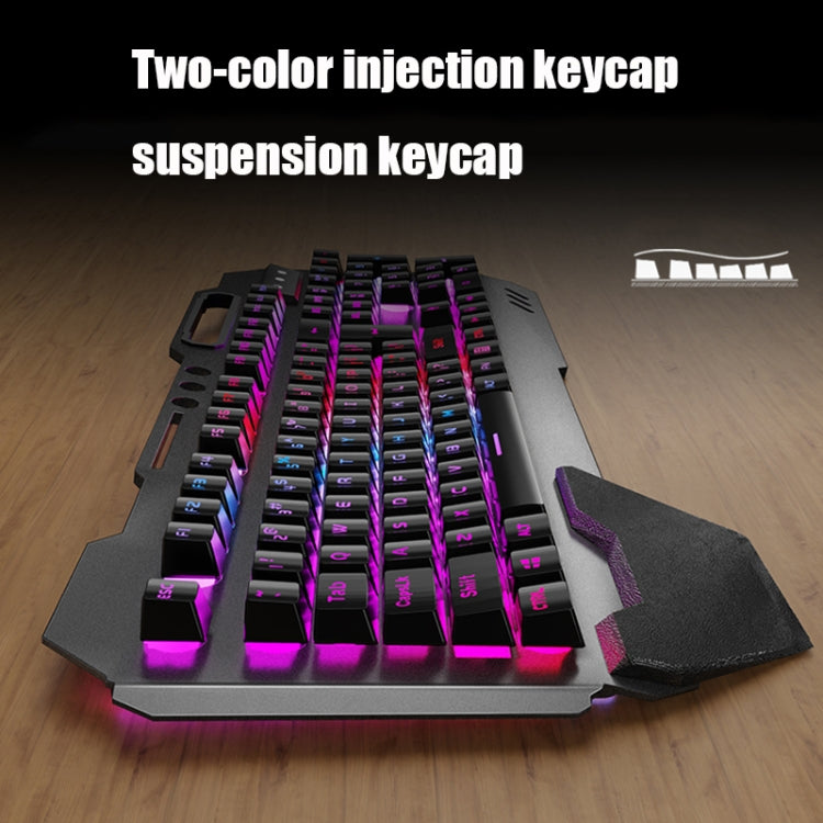 Skanto | K680 RGB Rechargeable Gaming Wireless Keyboard and Mouse Set (Black)