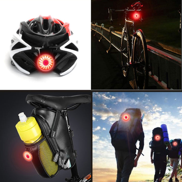 Brehn | Bicycle Smart Sensor Brake Light USB Taillight Warning Light (Titanium)