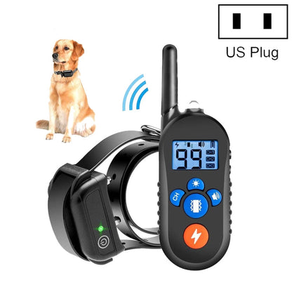Sandsberg | 800m Remote Control Electric Shock Dog Training Device Vibration Warning Pet Supplies Electronic Waterproof Collar, Style:556-1(US Plug)