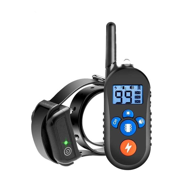 Sandsberg | 800m Remote Control Electric Shock Dog Training Device Vibration Warning Pet Supplies Electronic Waterproof Collar, Style:556-1(US Plug)
