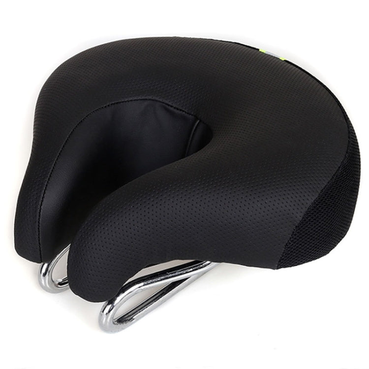 Kalsten | Noseless Bicycle Saddle Mountain Bike Thick Soft Padding (Black)