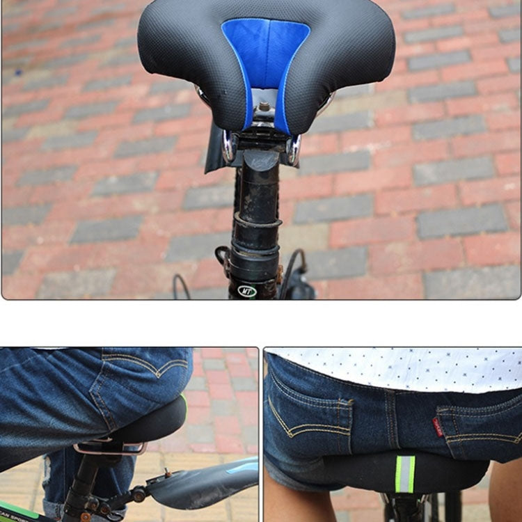 BowLift | Noseless Bicycle Saddle Mountain Bike Thick Soft Padding (Black)