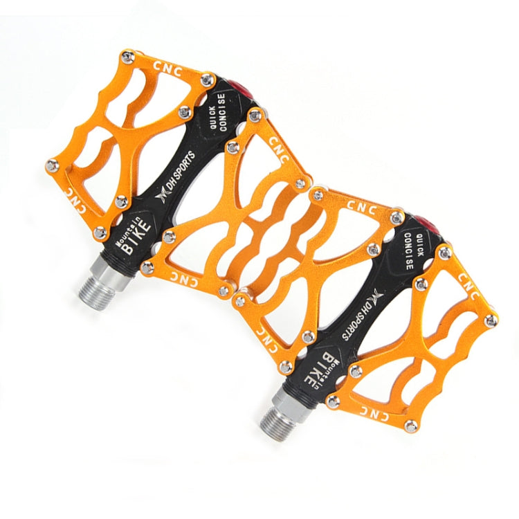 Skanto | Mountain Bike Pedal Aluminum Alloy Palin Pedal Slide Bearing Pedal (901 Yellow)
