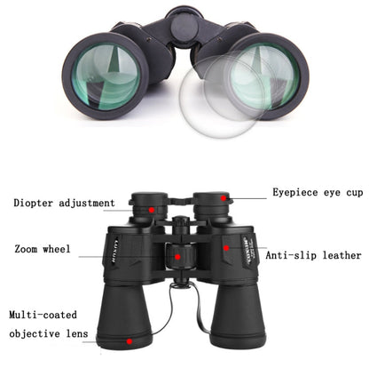 Skanto Skanto | Luxun 20X50 Outdoor Binoculars Low Light Night Vision Non-Infrared High Performance Binoculars (Black)