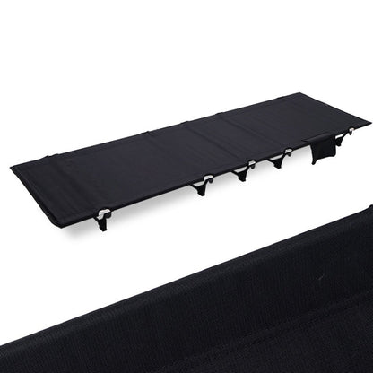 Skanto | CLS Outdoor Lightweight Folding Bed Camping Single Leisure Bed (Black)