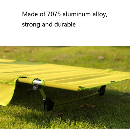 CLS Outdoor Lightweight Folding Camping Cot, Simple Leisure Bed (Black)