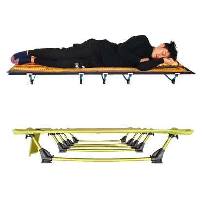 CLS Outdoor Lightweight Folding Camping Cot, Simple Leisure Bed (Black)