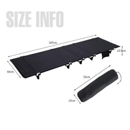 BowLift | CLS Outdoor Lightweight Folding Bed Camping Simple Leisure Bed (Gray)