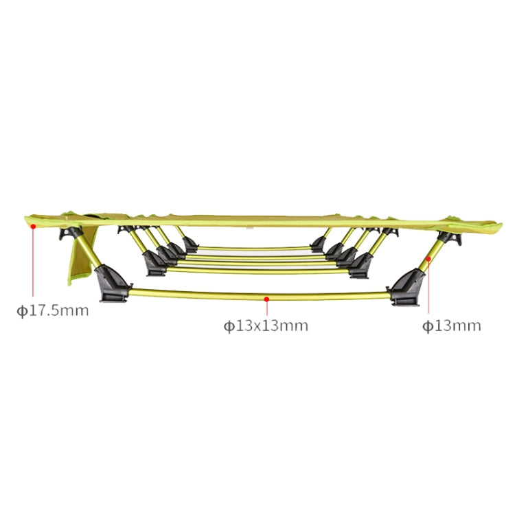 CLS Outdoor Lightweight Folding Bed Camping Simple Leisure Bed