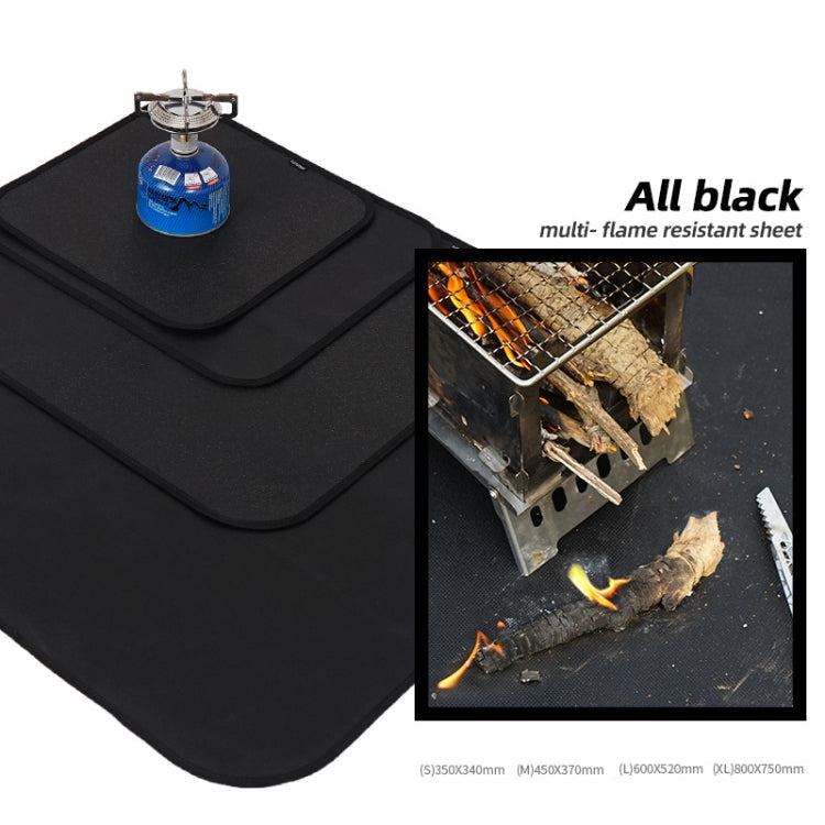 Sandsberg | CLS Outdoor Camping Silicone fireproof blanket Picnic Grill Heat Insulation Pad, Size: XL: 800x750mm